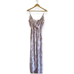 Everly Purple Floral Maxi Dress